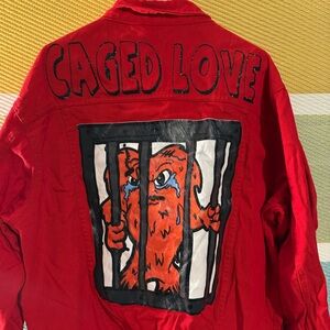 Mens Custom “Caged Love” Jacket 3XL